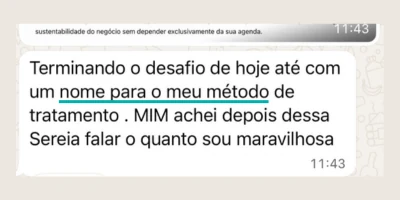 Depoimento de participante do desafio