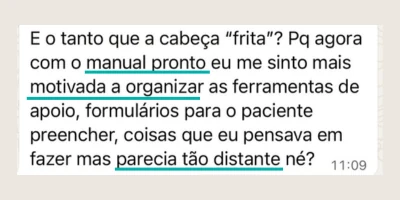 Depoimento de participante do desafio