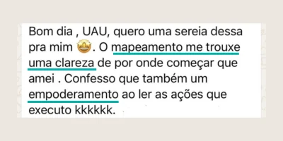 Depoimento de participante do desafio